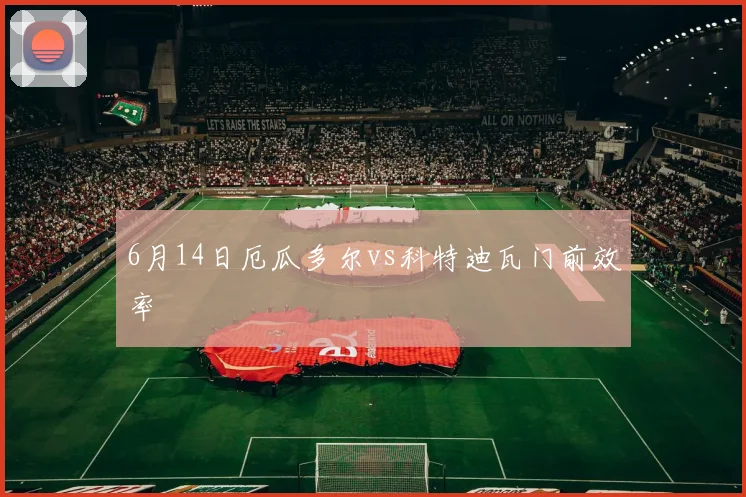 6月14日厄瓜多尔vs科特迪瓦门前效率